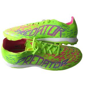 Adidas Men's Predator League Turf Soccer Football Neon Green Cleats Sizes NIB